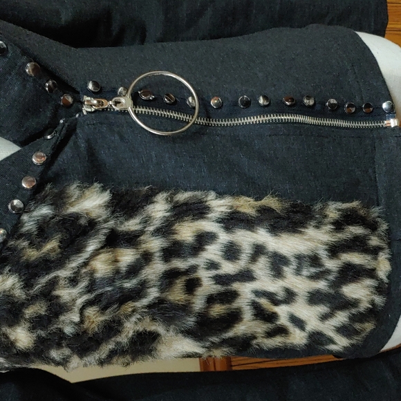 Q Design Lab 🆕 Leopard and Gems Jacket XS - Picture 5 of 16